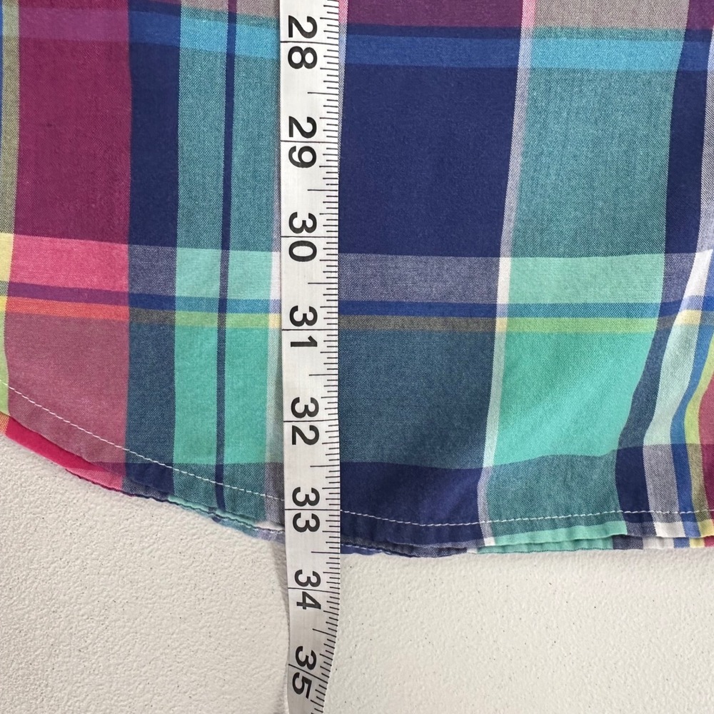 Chaps Plaid‎ Button Down Shirt Long Sleeve Easy Care Comfort Fit 2XL - Picture 13 of 13